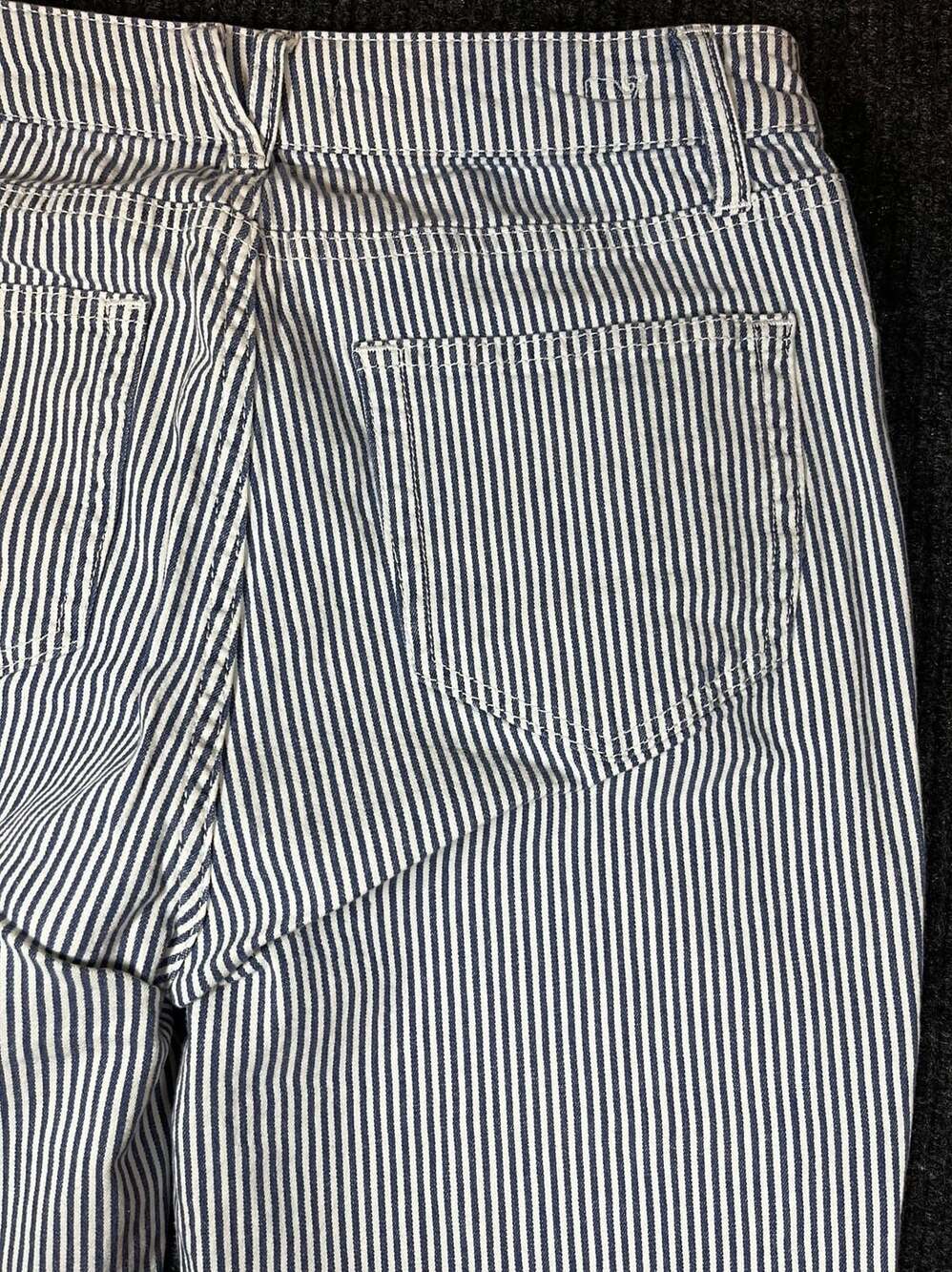 Vineyard Vines High Rise Kick Flare Size 29 Blue White Denim Pants